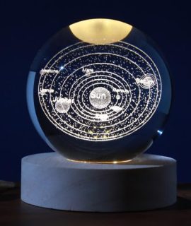 Lampada sfera di vetro 3D I-Total SISTEMA SOLARE